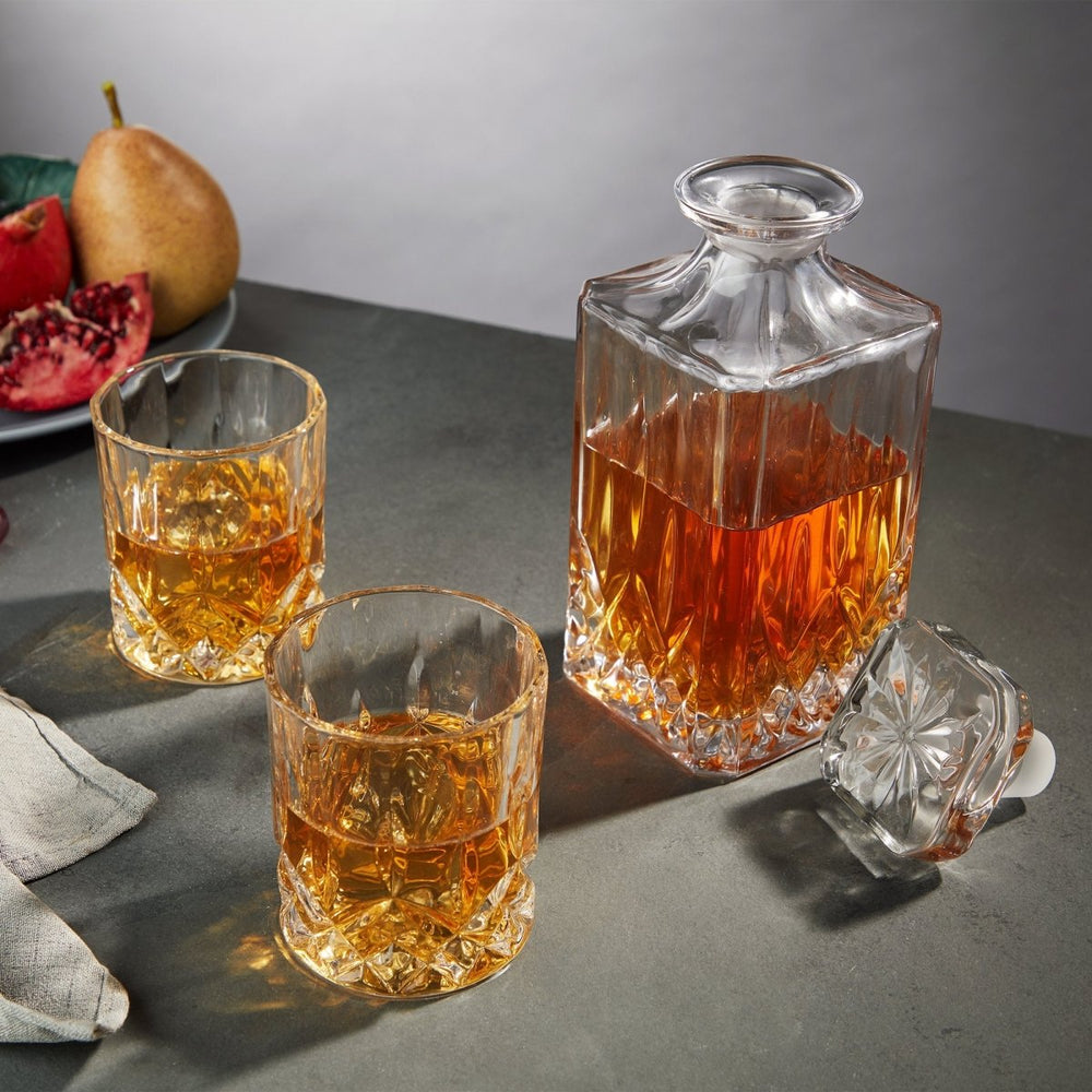 
                      
                        Viski Admiral Crystal Decanter and Tumbler Set - lily & onyx
                      
                    