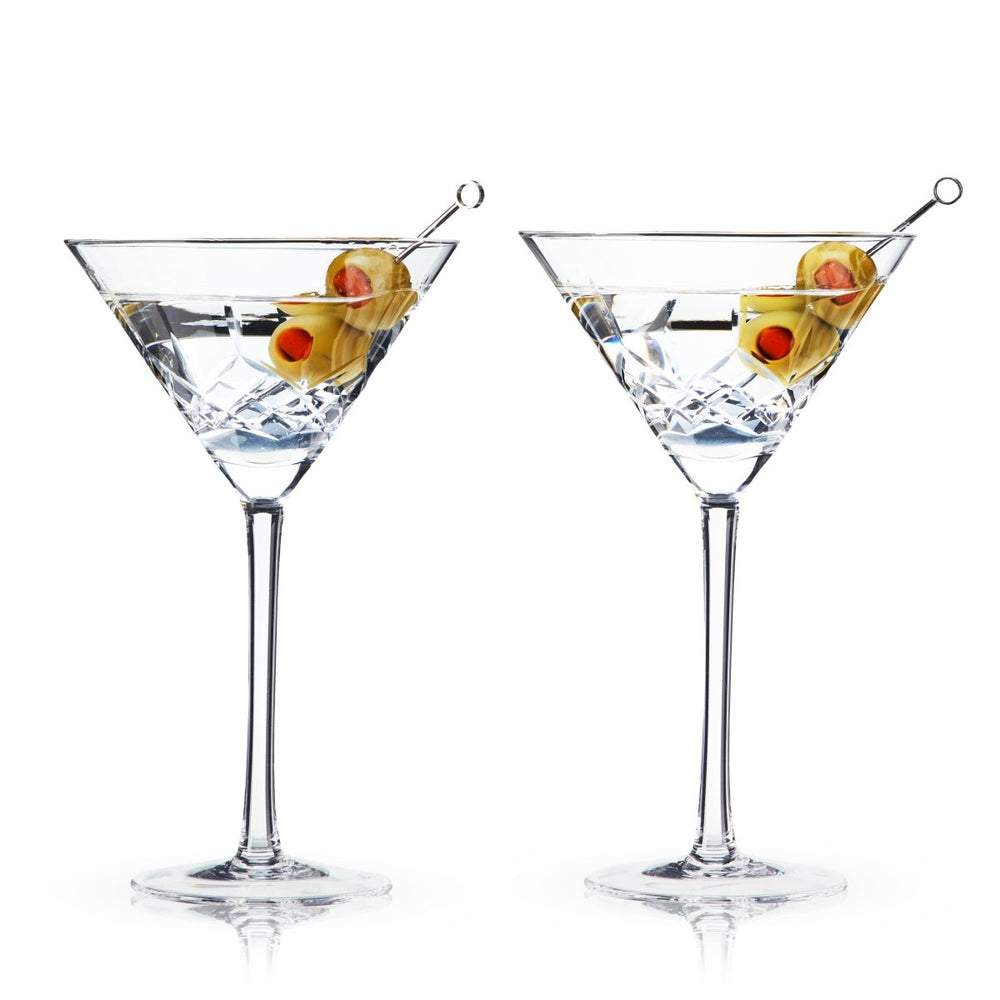 
                      
                        Viski Admiral Crystal Martini Glasses, Set of 2 - lily & onyx
                      
                    