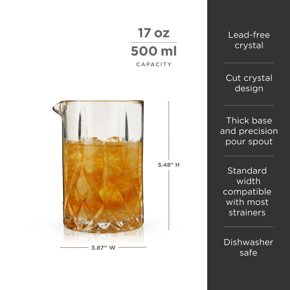 
                      
                        Viski Admiral Crystal Mixing Glass - lily & onyx
                      
                    