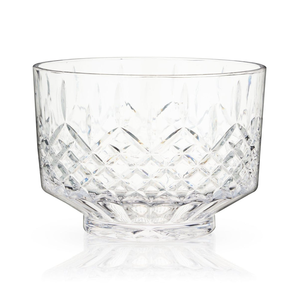 Viski Admiral Crystal Punch Bowl - lily & onyx