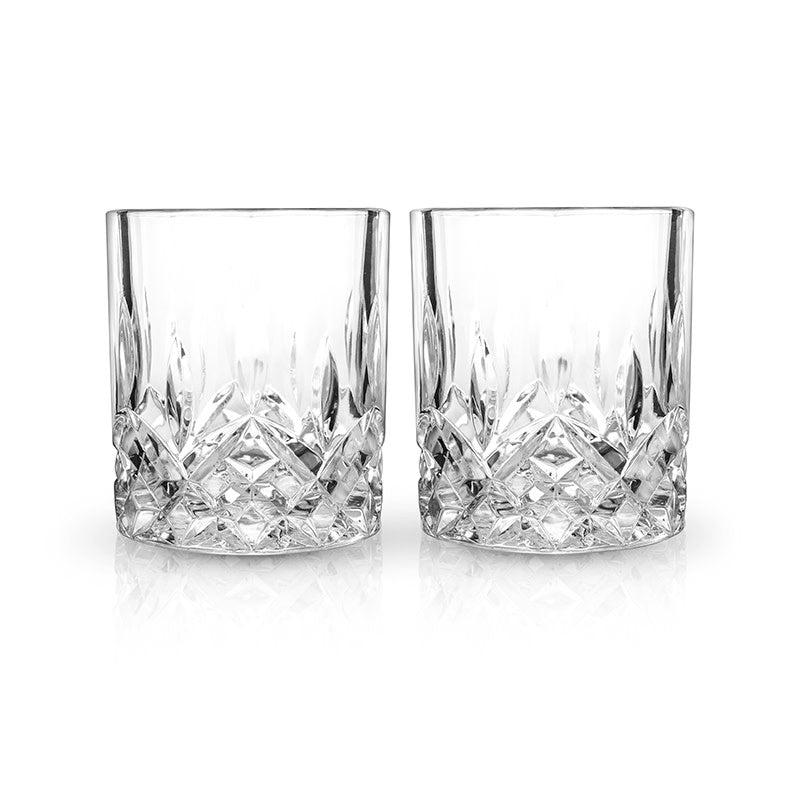 Viski Admiral Crystal Tumblers, Set of 2