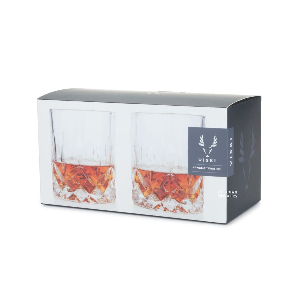 
                      
                        Viski Admiral Crystal Tumblers, Set of 2
                      
                    