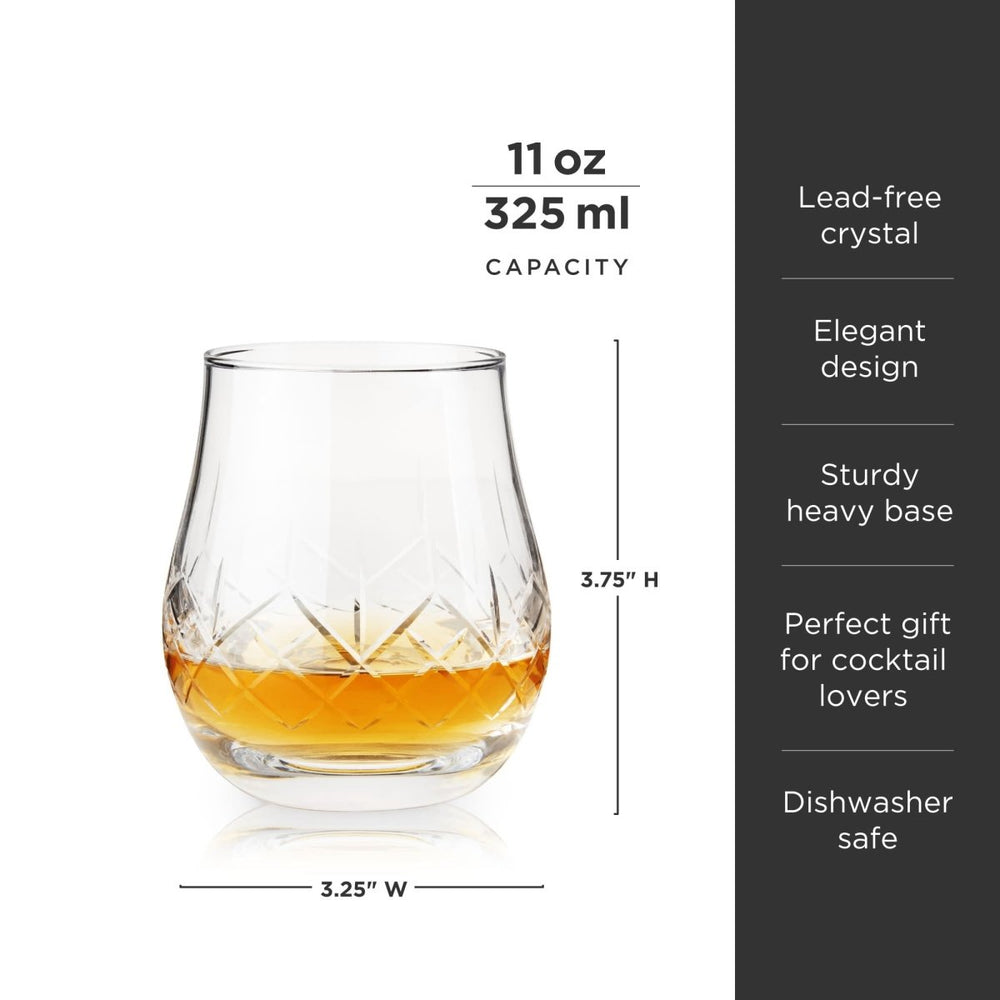 
                      
                        Viski Admiral Crystal Whiskey Heavyweight Glasses - lily & onyx
                      
                    