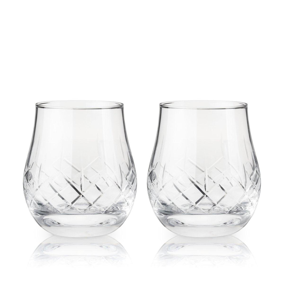 Viski Admiral Crystal Whiskey Heavyweight Glasses - lily & onyx