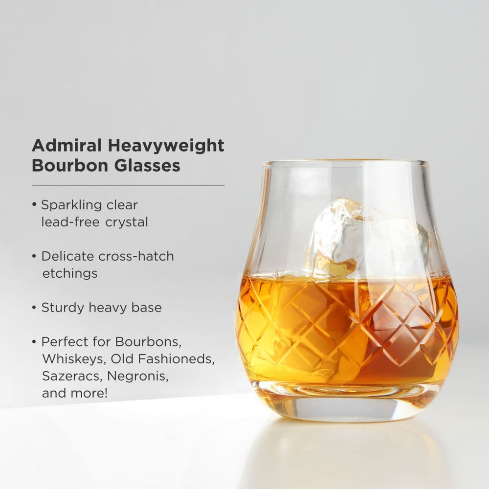 
                      
                        Viski Admiral Crystal Whiskey Heavyweight Glasses - lily & onyx
                      
                    