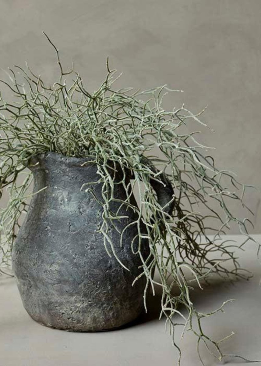 Afloral Artificial Grass Bush Stem - 26" Grey Green Cascading Faux Plant
