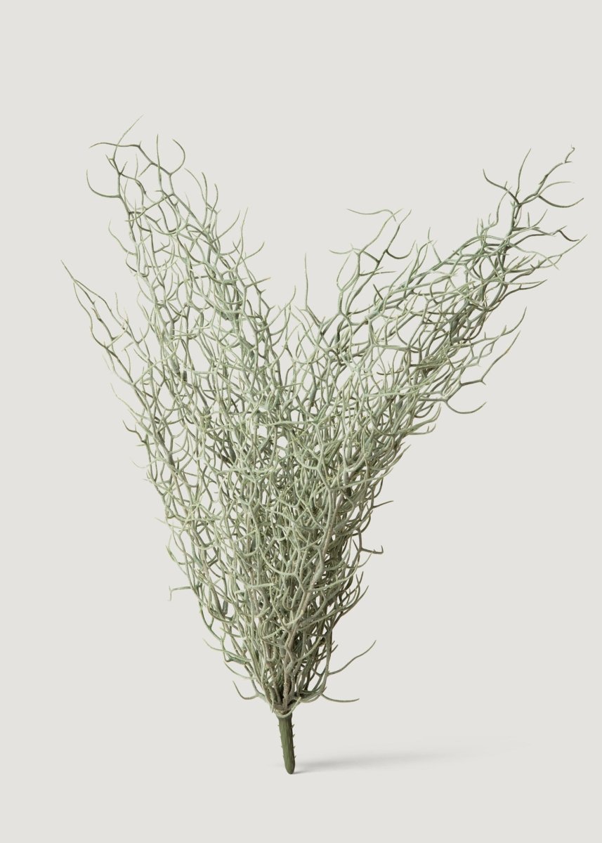 Afloral Artificial Grass Bush Stem - 26" Grey Green Cascading Faux Plant