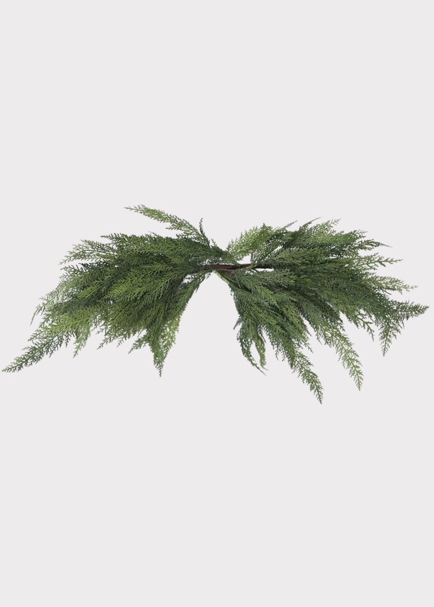 Afloral Faux Cedar Mantel Swag Garland 48"