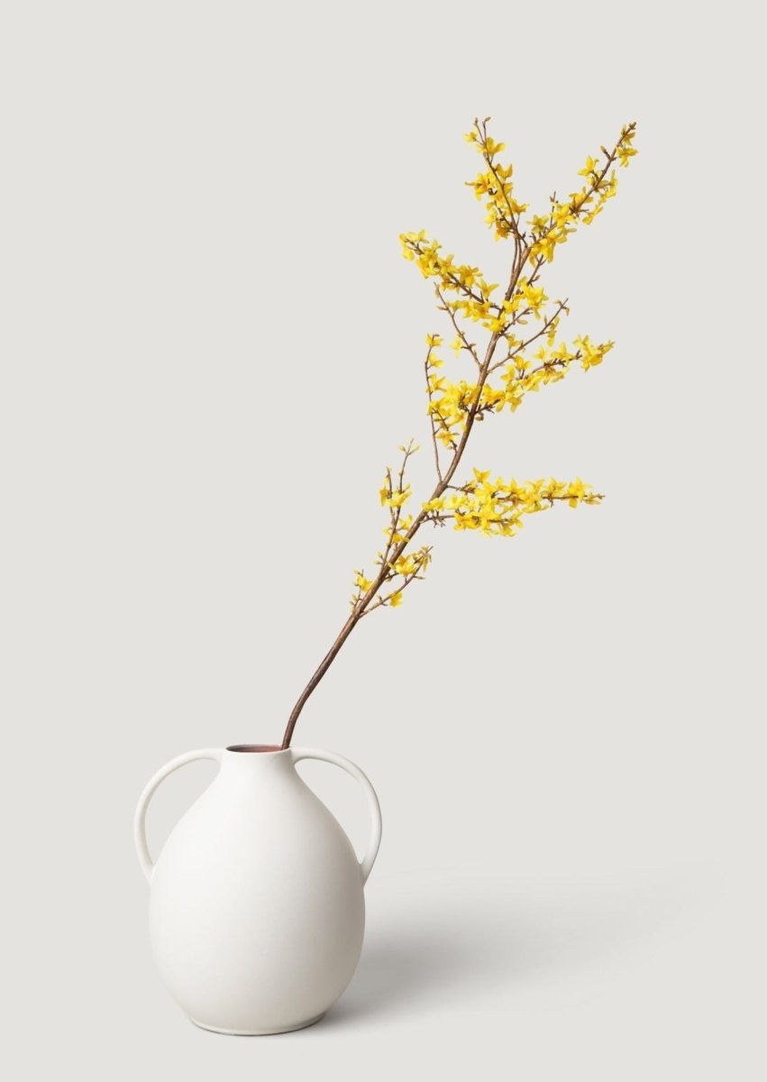Afloral Faux Forsythia Branch 50" - Yellow Silk Spring Blooming Stem