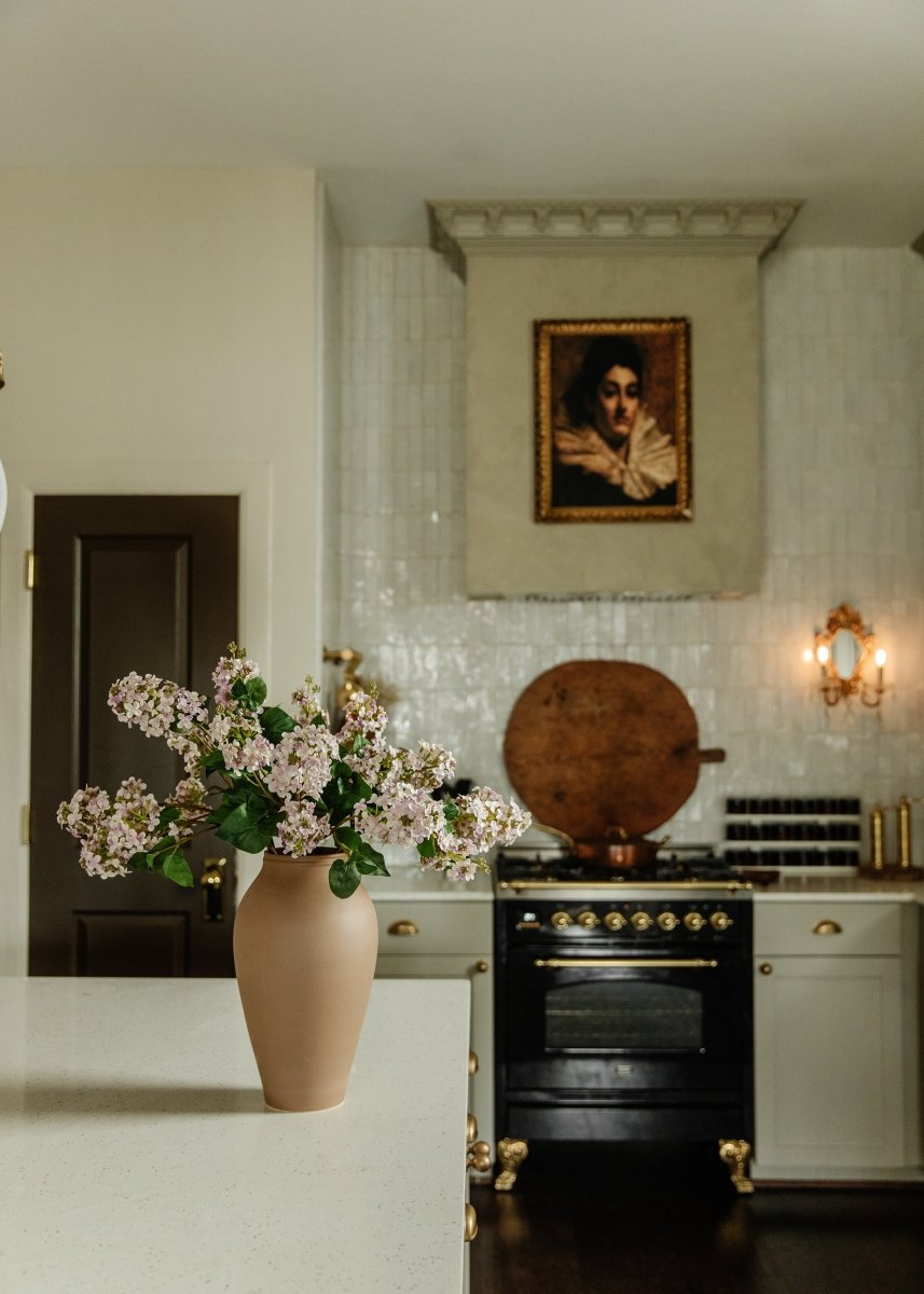 Afloral Faux Lilac Branch 30" - Pale Lavender Artificial Flower Stem