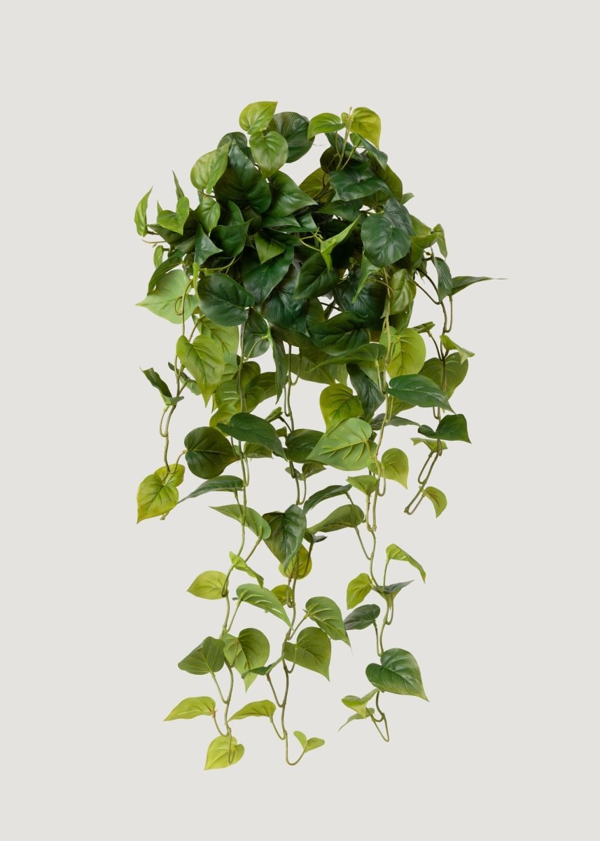 fake philodendron plant Real Touch Fake Philodendron Hanging Plant