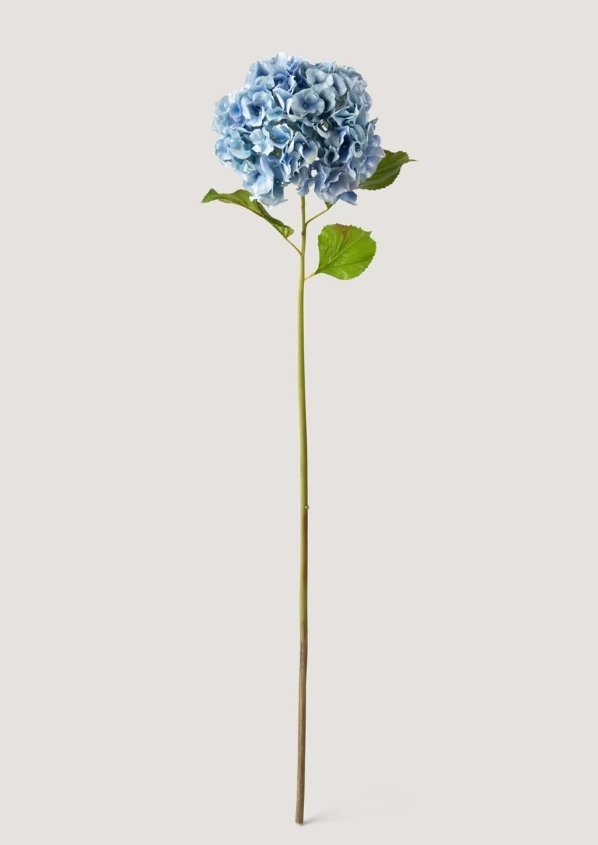 Afloral Tall Powder Blue Faux Hydrangea Flower - 45"