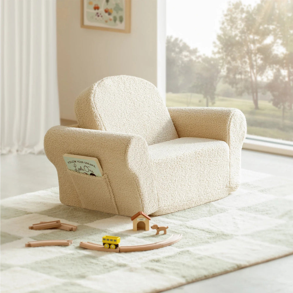 Tiny Land Afternoon Couch - Cream Kids Chair - lily & onyx