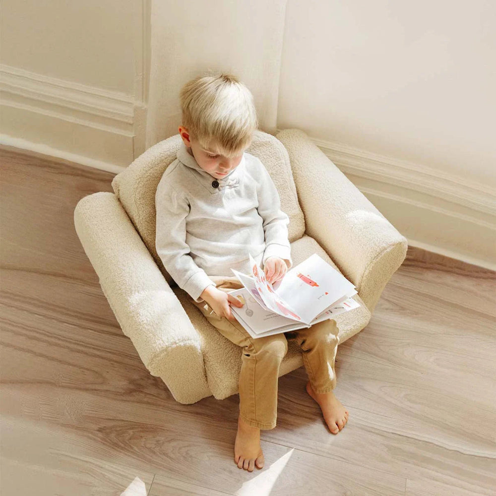 
                      
                        Tiny Land Afternoon Couch - Cream Kids Chair - lily & onyx
                      
                    