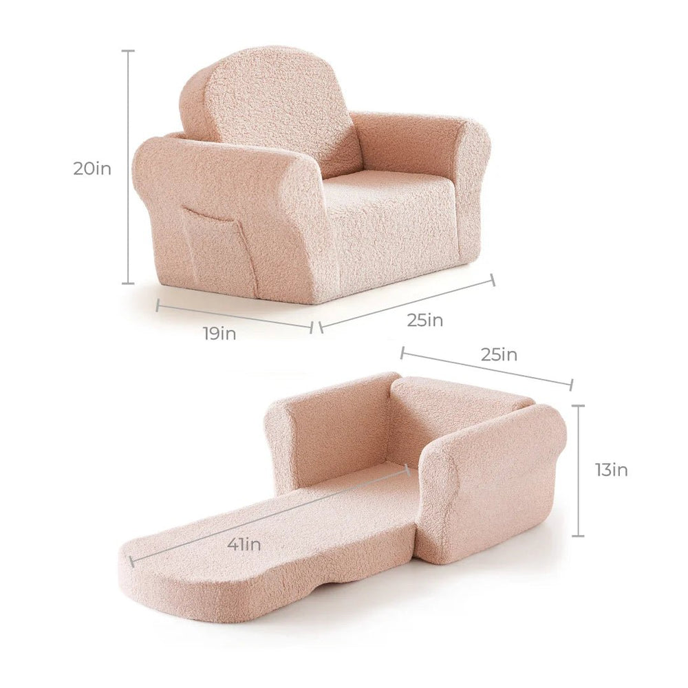 
                      
                        Tiny Land Afternoon Couch - Pink Kids Chair - lily & onyx
                      
                    