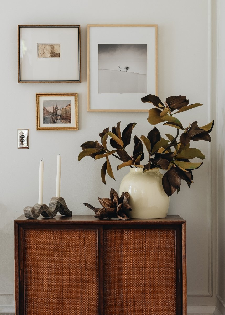 Afloral Aged Fake Magnolia Leaf Branch - 38.5" - lily & onyx
