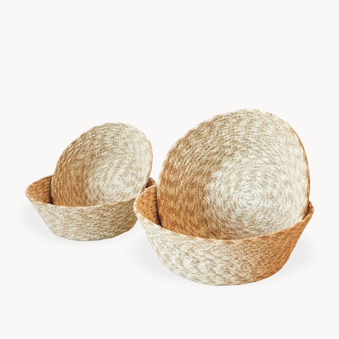 KORISSA Agora Woven Nesting Bowl, Set of 4 - lily & onyx