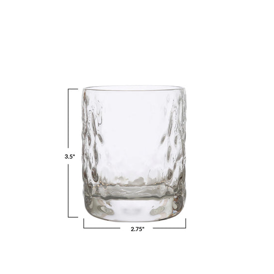 Load image into Gallery viewer, Hammered Drinking Glasses, 8 oz - Set of 6
