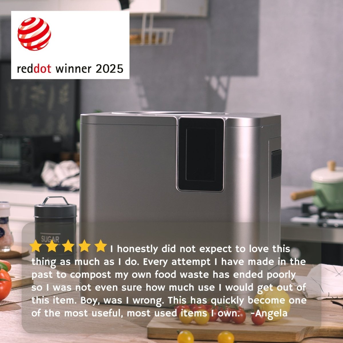 Airthereal Revive R800 5L WiFi Electric Kitchen Composter | Bio Compost Mode, App - Enabled