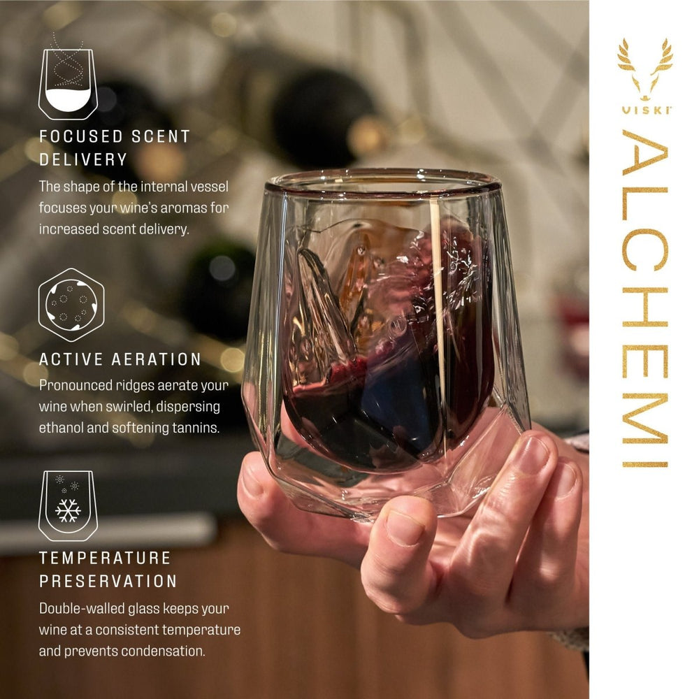 
                      
                        Viski Alchemi Aerating Wine Tasting Glass - lily & onyx
                      
                    
