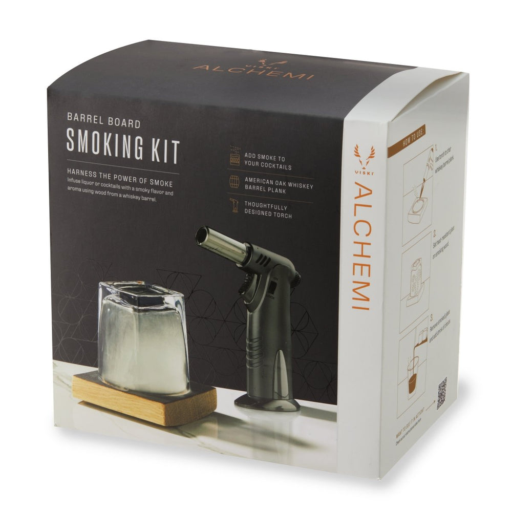 
                      
                        Viski Alchemi Barrel Board Smoking Kit - lily & onyx
                      
                    
