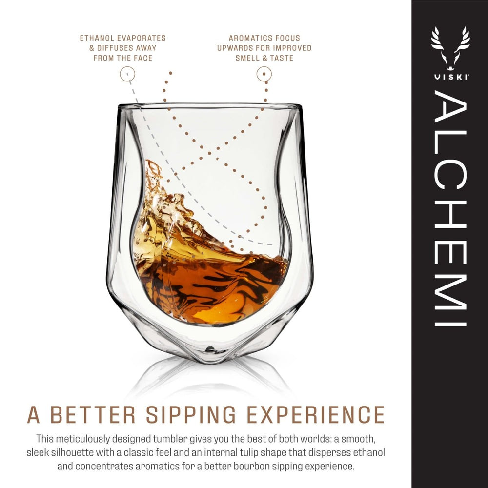 
                      
                        Viski Alchemi Double - Walled Aerating Tumbler - lily & onyx
                      
                    