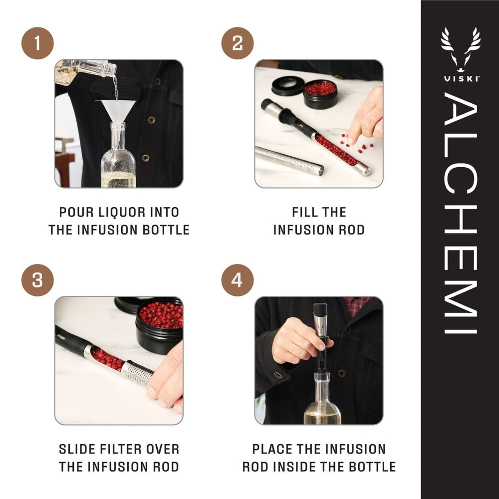 
                      
                        Viski Alchemi Spirits Infusion Kit - lily & onyx
                      
                    