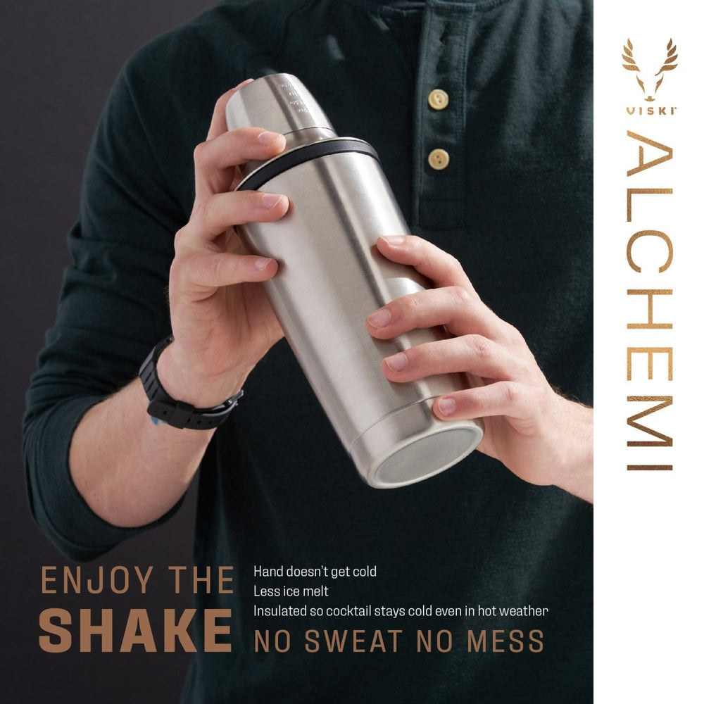
                      
                        Viski Alchemi Vacuum Insulated Cocktail Shaker - lily & onyx
                      
                    