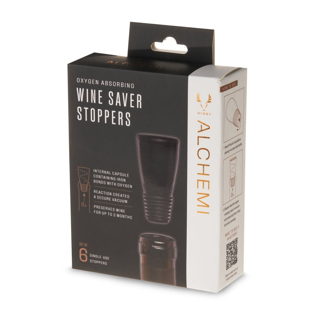 
                      
                        Viski Alchemi Wine Saving Stoppers, Set of 6 - lily & onyx
                      
                    