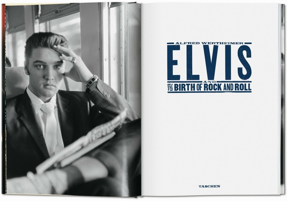 TASCHEN Alfred Wertheimer. Elvis and the Birth of Rock and Roll (German, French, English) - lily & onyx