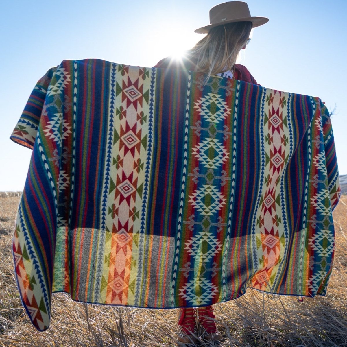 Alpaca Threadz Handmade Alpaca Wool Blanket - Galapagos | Queen Size