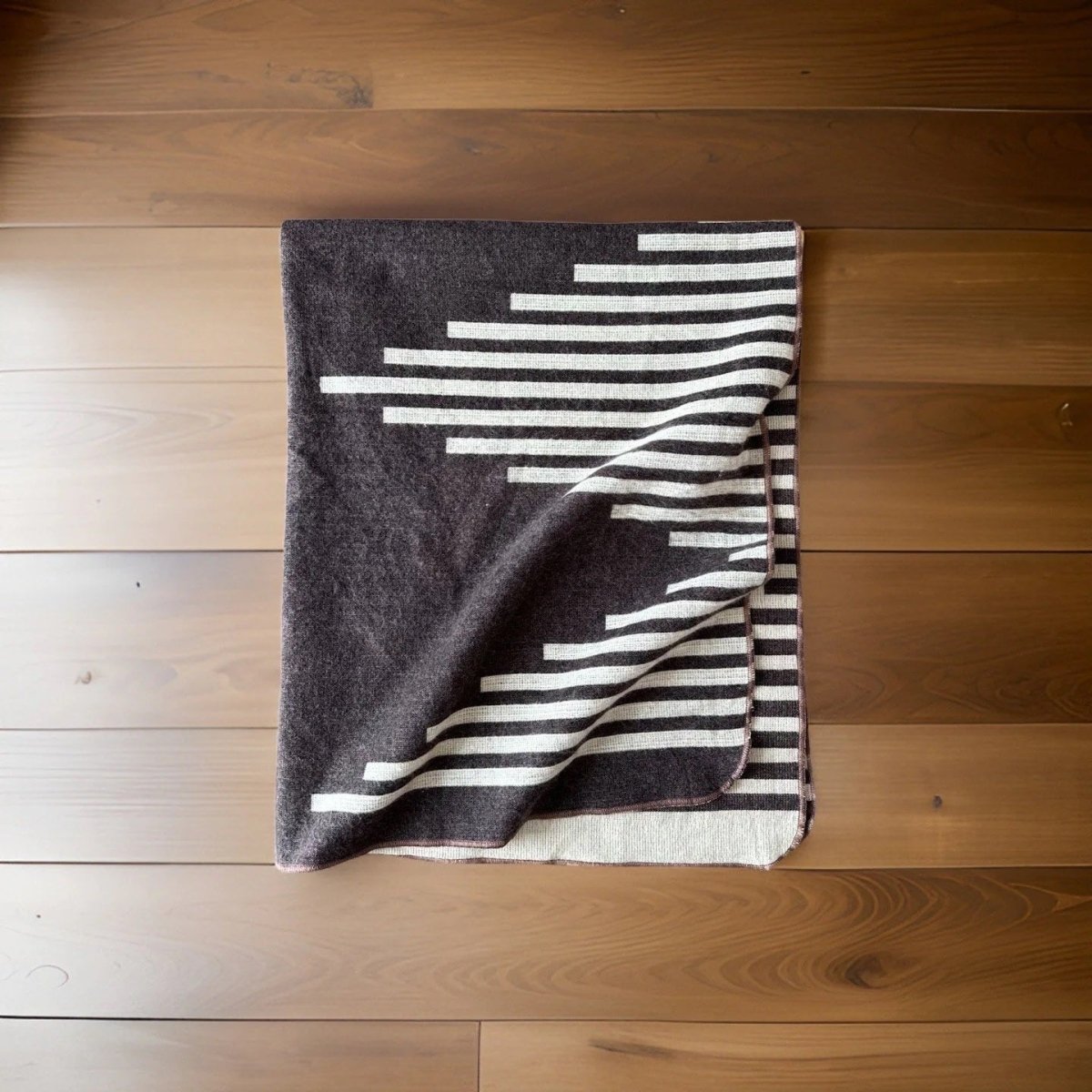 Alpaca Threadz Handmade Alpaca Wool Throw Blanket | Artisan Woven in 7 Designs