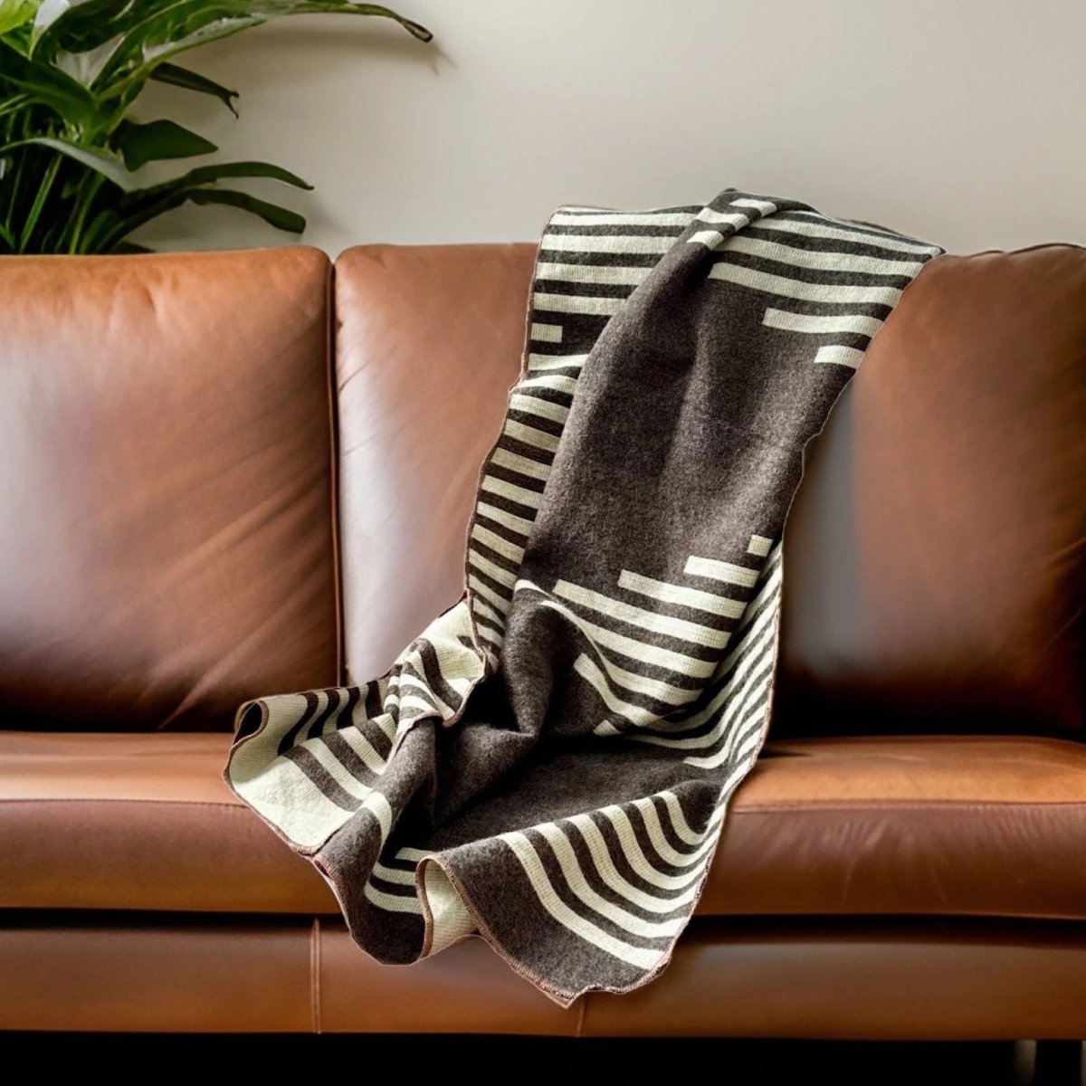 Alpaca Threadz Handmade Alpaca Wool Throw Blanket | Artisan Woven in 7 Designs