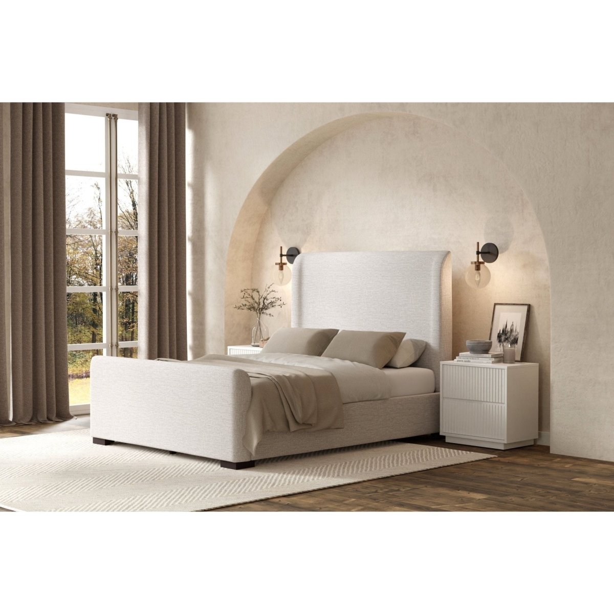 Alpine Furniture Adele Platform Bed