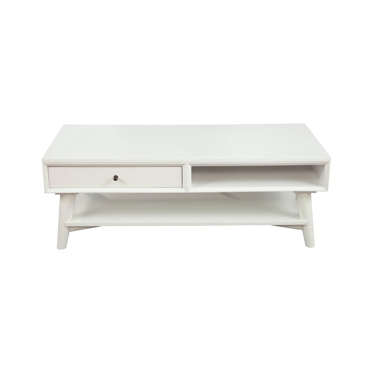 Alpine Furniture Flynn Coffee Table, White
