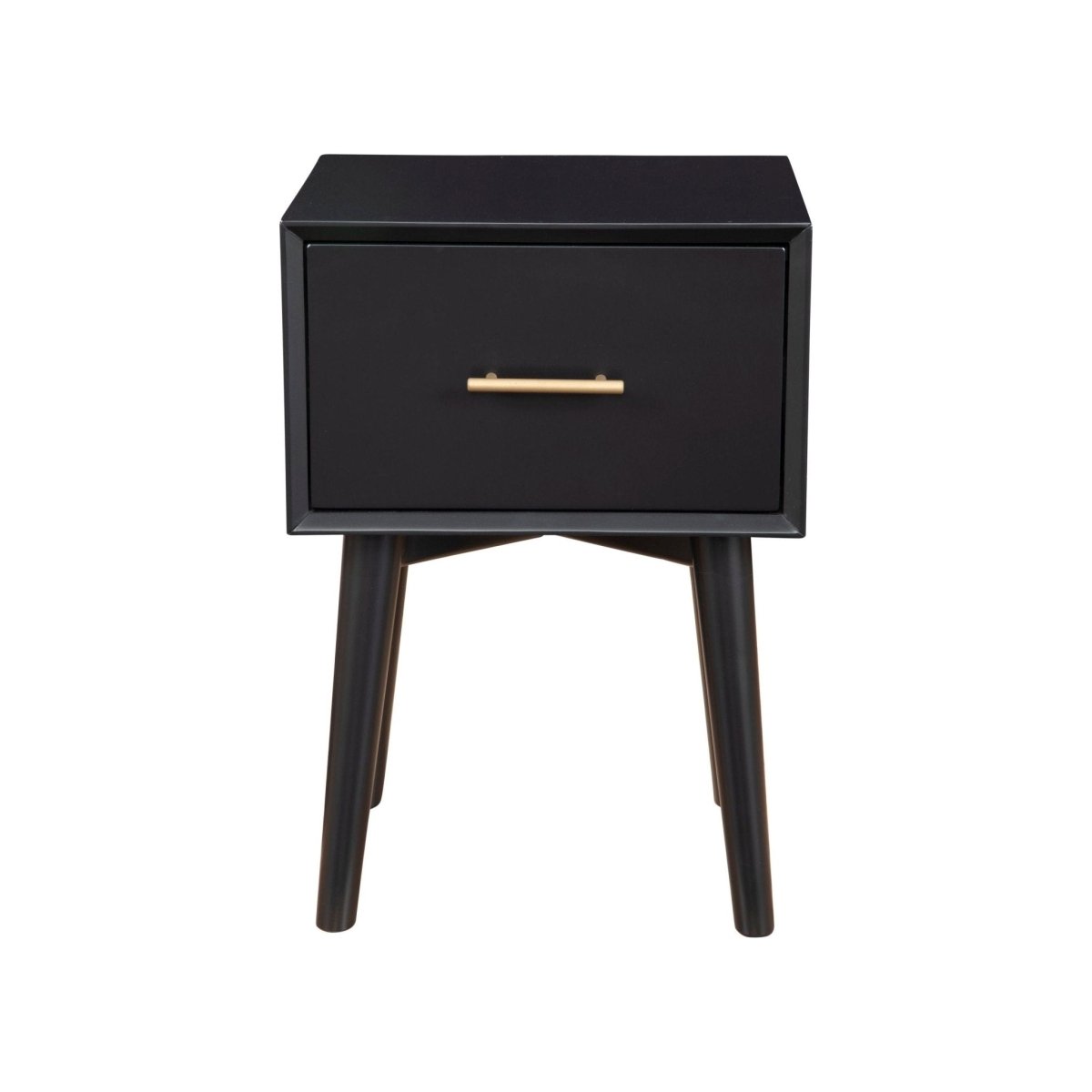Alpine Furniture Flynn End Table, Black