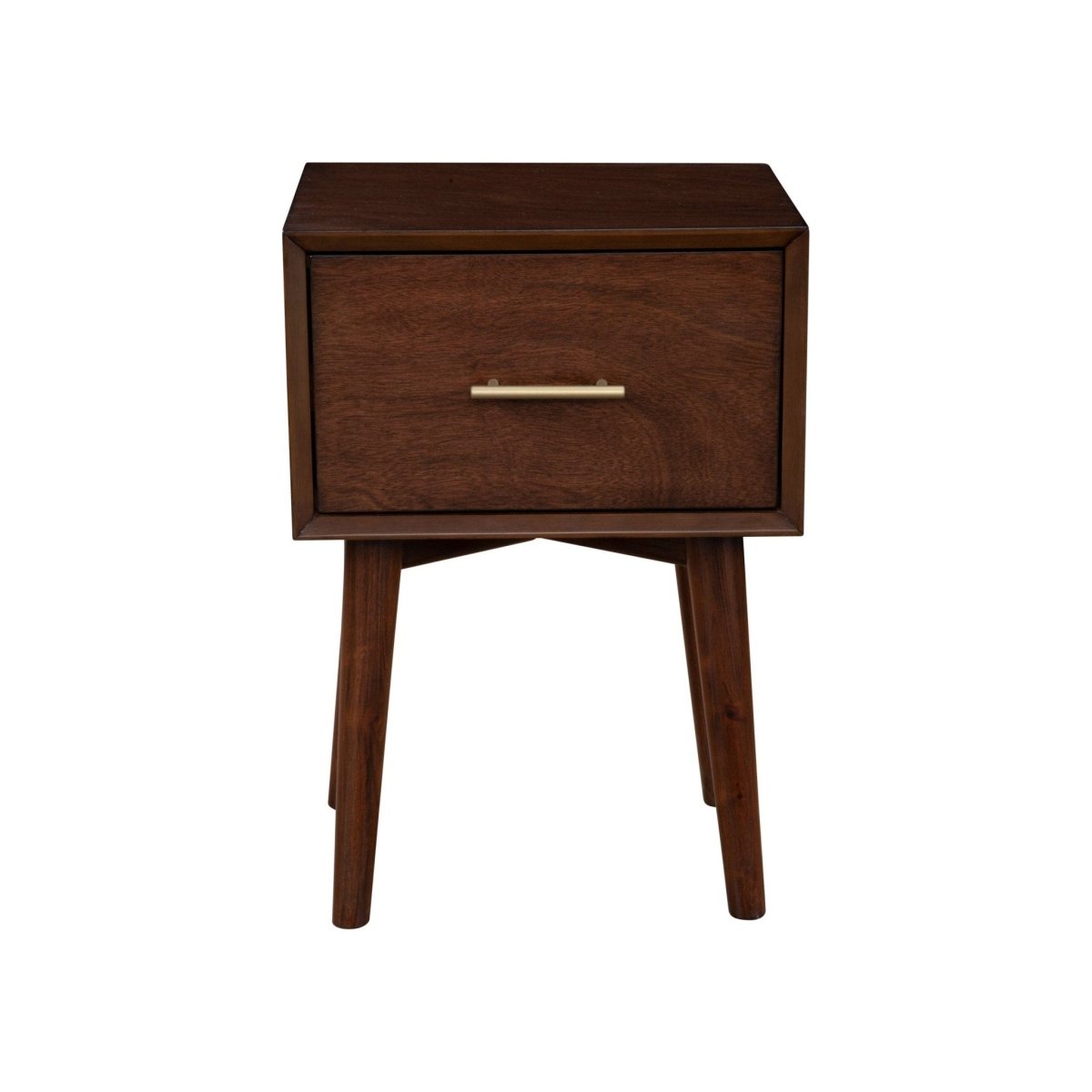 Alpine Furniture Flynn End Table, Walnut