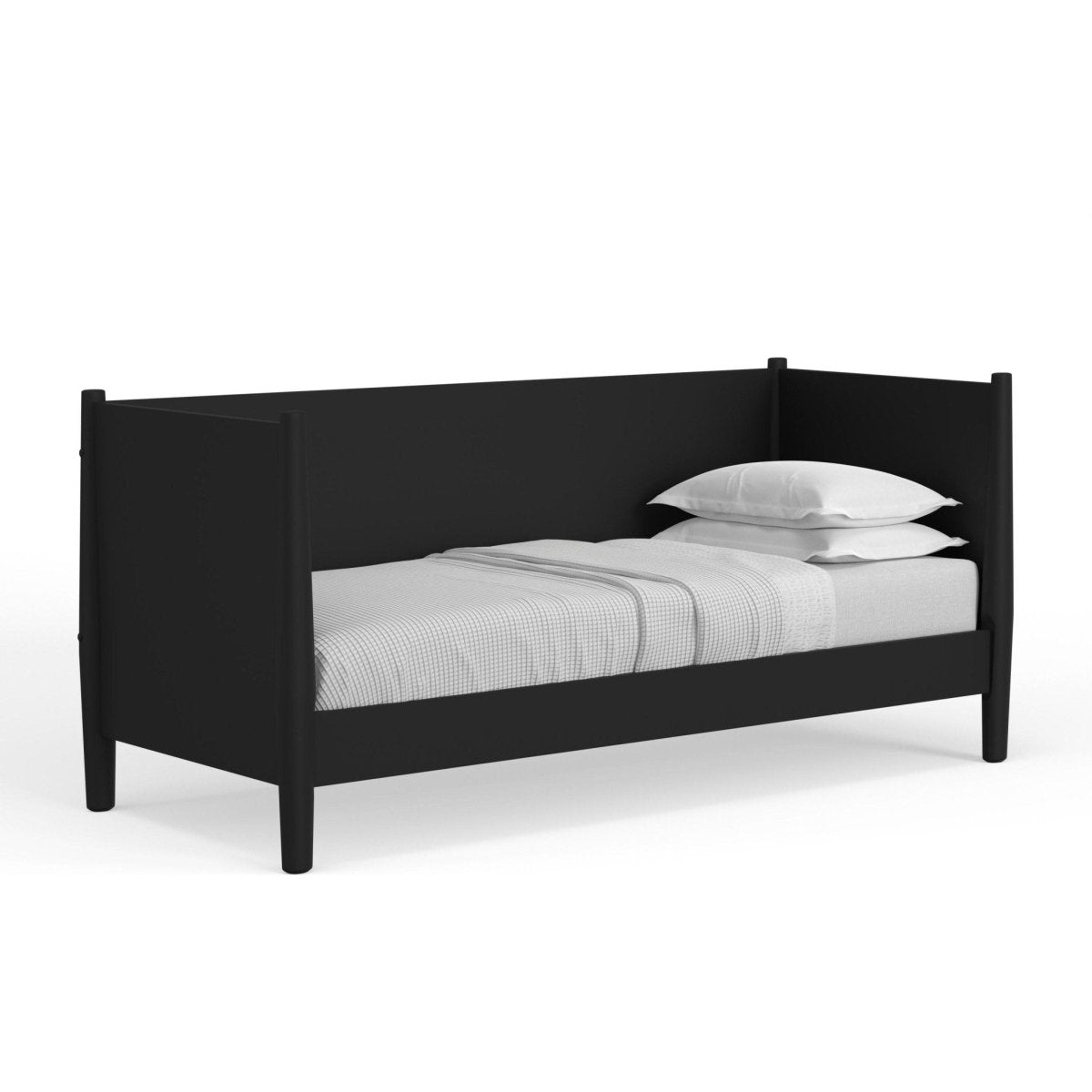 Alpine Furniture Flynn Mid - Century Modern Day Bed - Black Mahogany