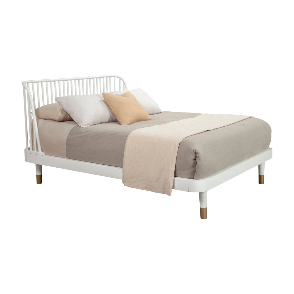 Alpine Furniture Madelyn Slat Back Platform Bed