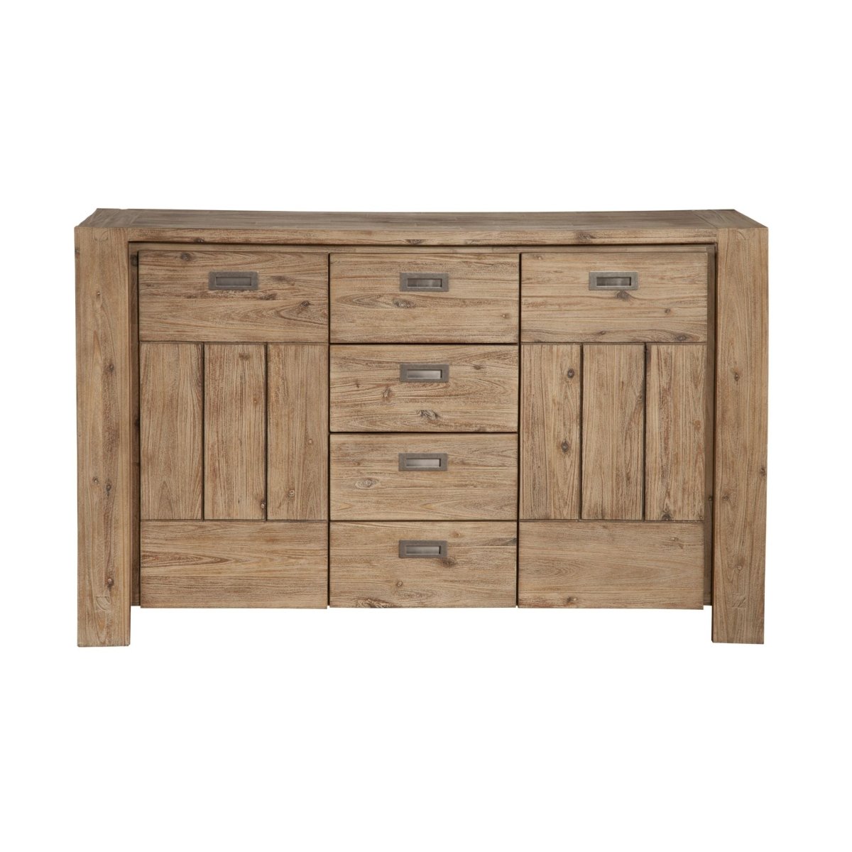 Alpine Furniture Seashore Solid Acacia Sideboard - Antique Natural