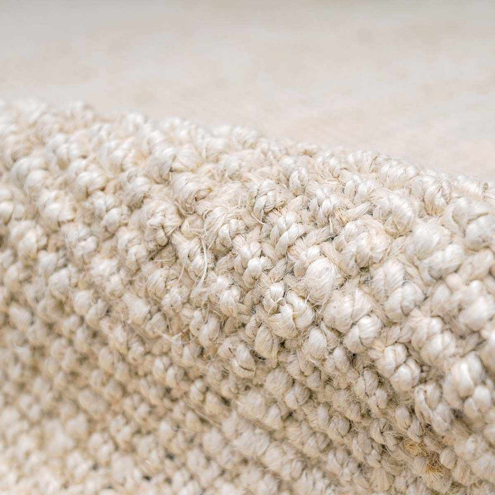 Hauteloom Ambel Cream Jute Rug - lily & onyx