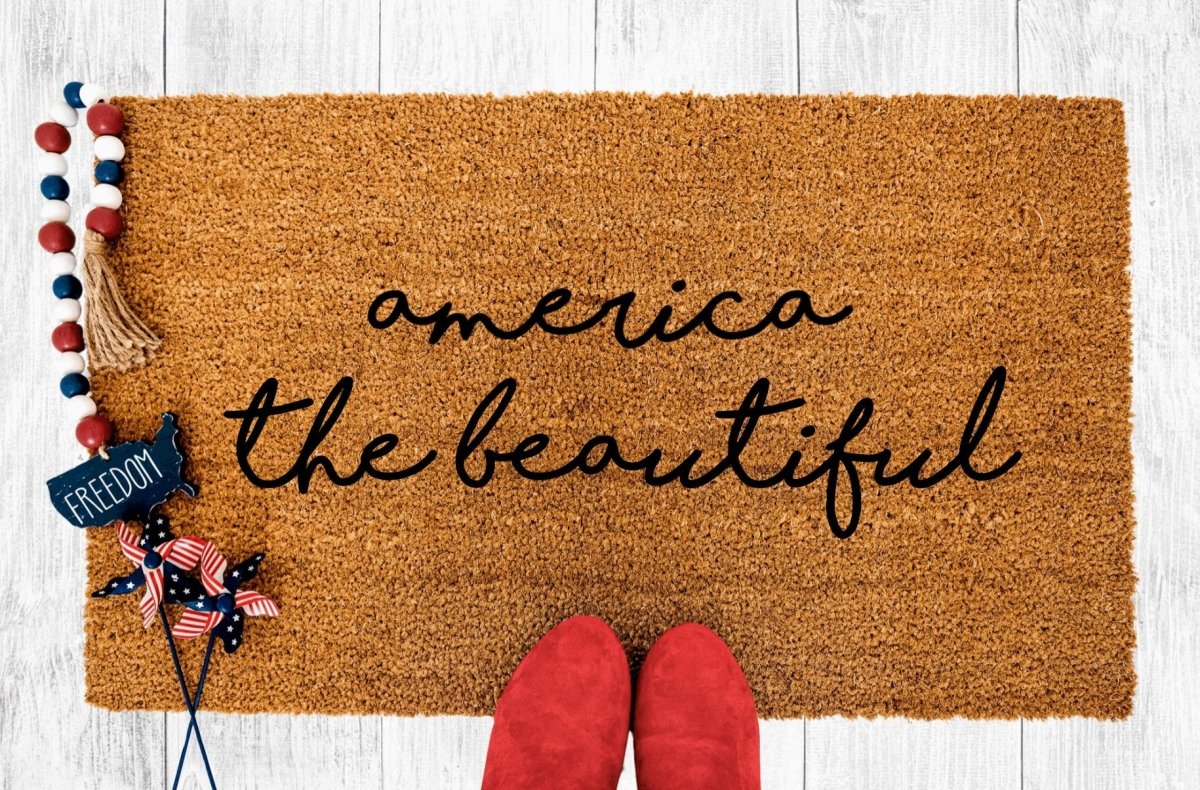 The Doormat Co. America The Beautiful Doormat - lily & onyx