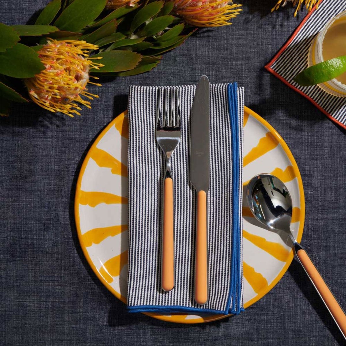 ATELIER SAUCIER Americana Stripe Napkins | Set of 4 - lily & onyx