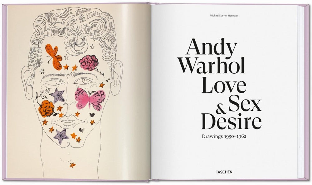 TASCHEN Andy Warhol. Love, Sex, and Desire. Drawings 1950–1962 (German, French, English) - lily & onyx