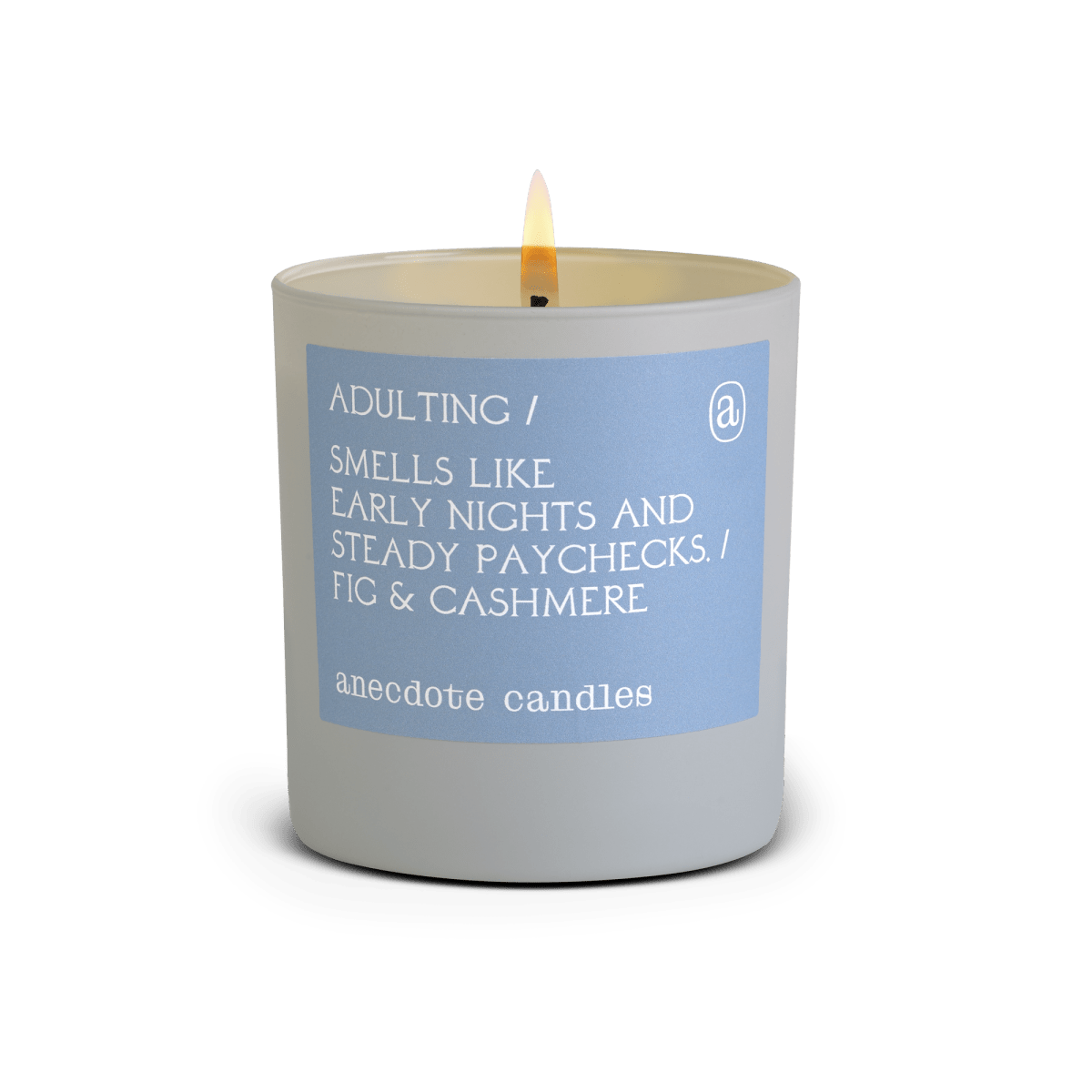 Anecdote Candles Adulting Candle - Fig & Sandalwood Scented Soy Candle