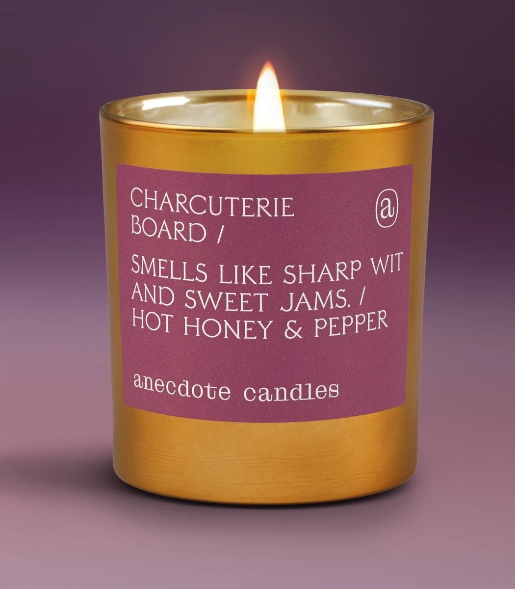 Anecdote Candles Charcuterie Board Soy Candle | Hot Honey & Pepper Scented Candle