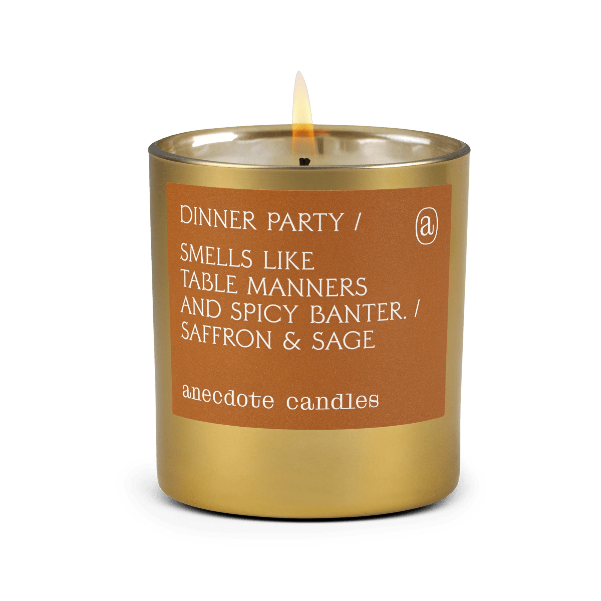 Anecdote Candles Dinner Party Soy Candle | Saffron & Sage Scented Candle