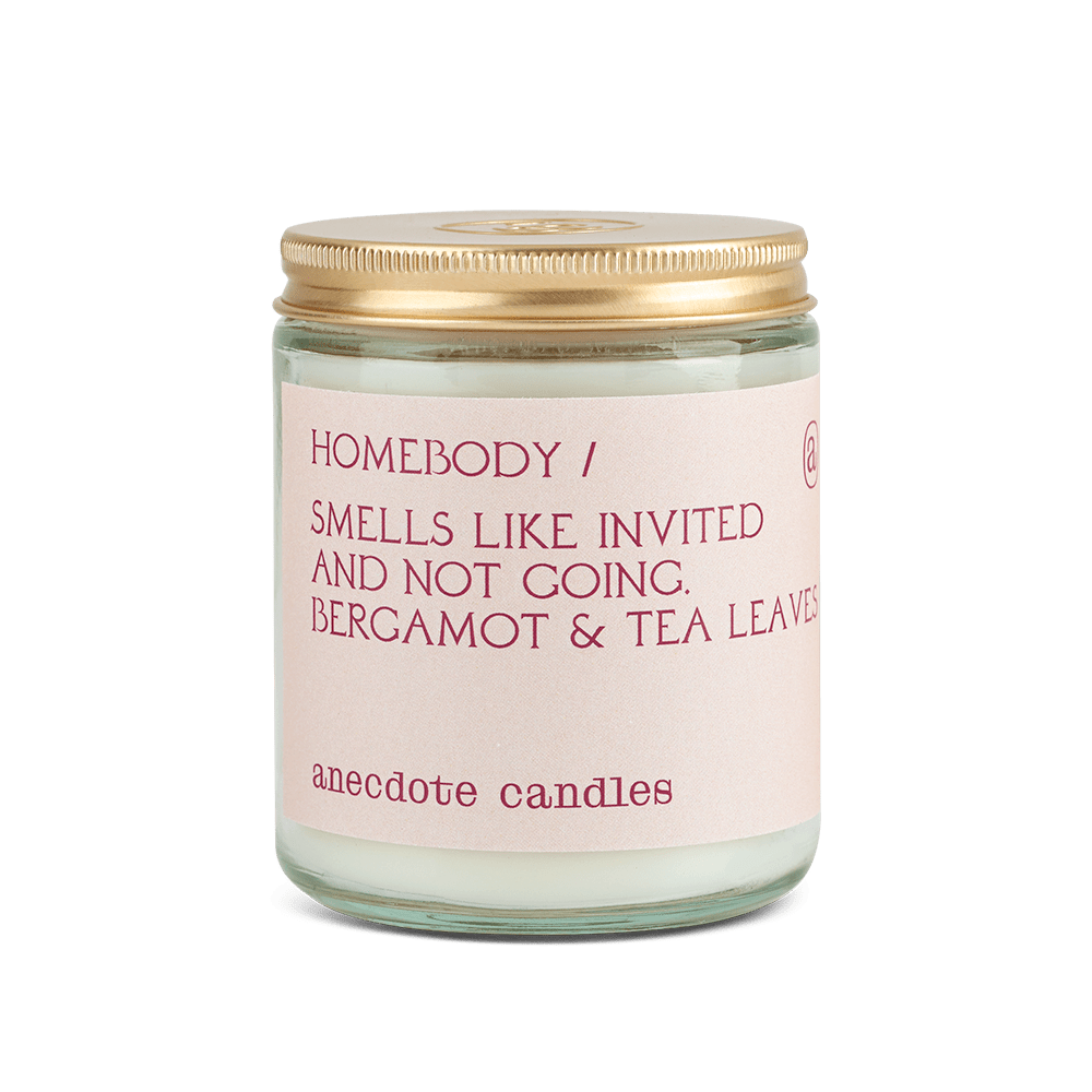 Anecdote Candles Homebody Candle - Citrus Green Tea Scent for Cozy Nights In