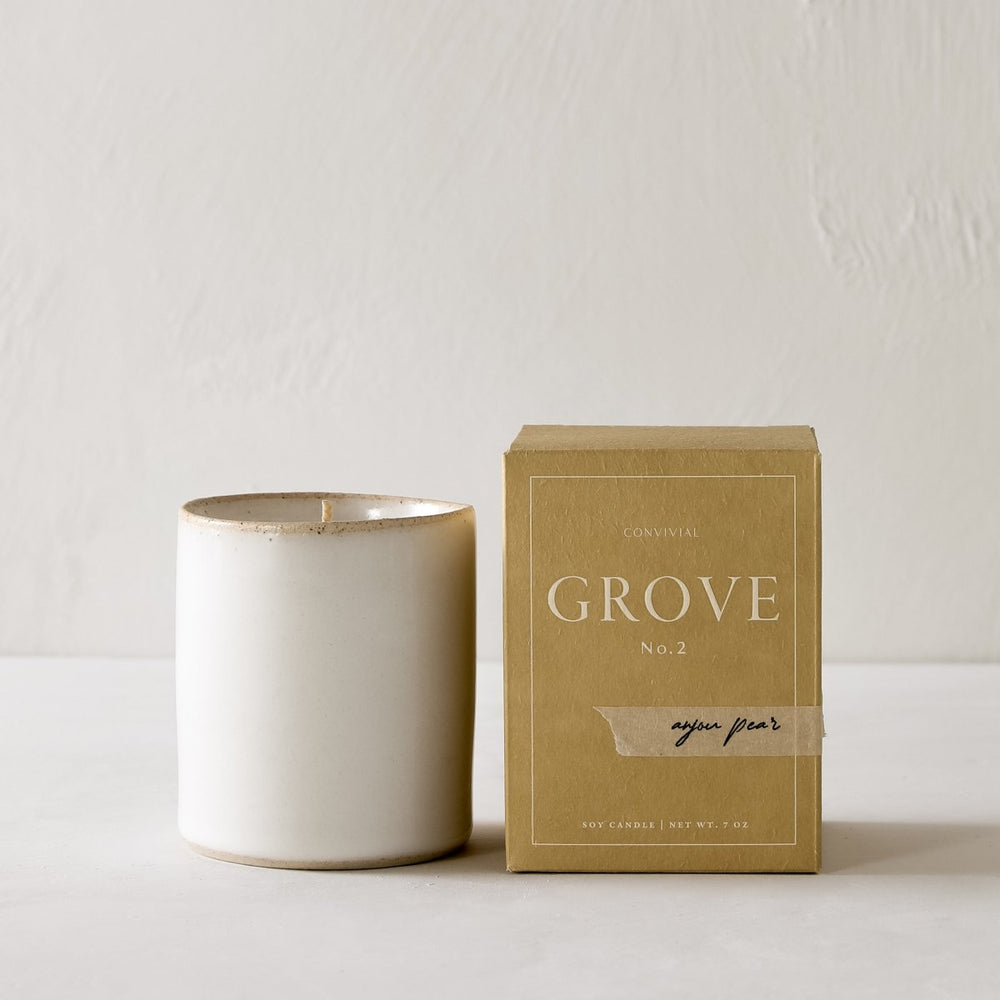 CONVIVIAL Anjou Pear | 7 oz Candle - lily & onyx