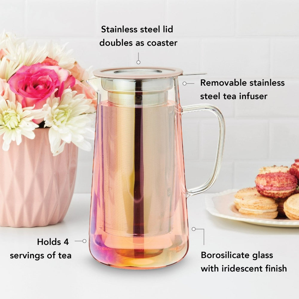 
                      
                        Pinky Up Tea Annika Glass Teapot & Infuser - lily & onyx
                      
                    